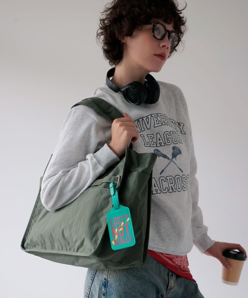 Out n About(アウトナバウト)の「キャリーオントートバッグ【Tough/タフ】L(トートバッグ・レディース・カーキ系1/ライトパープル/ブラック/ピンク/ライトカーキ・FREE)」の19枚目の写真