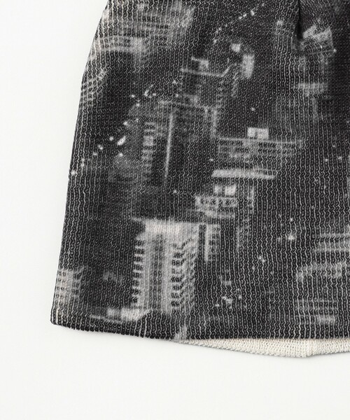 Ray BEAMS（レイビームス）の「Casselini / フォトプリントビーニー（ハット・レディース・ブラック・ONE SIZE）」の2枚目の写真