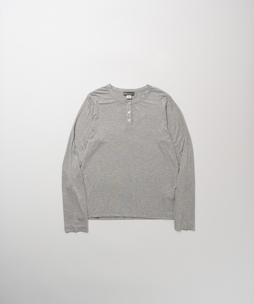 Eddie Bauer（エディーバウアー）の「エッセンシャル ヘンリーネックシャツ（Tシャツ/カットソー・レディース・ホワイト/杢グレー/ダークベージュ・XL/L/M/S）」の18枚目の写真