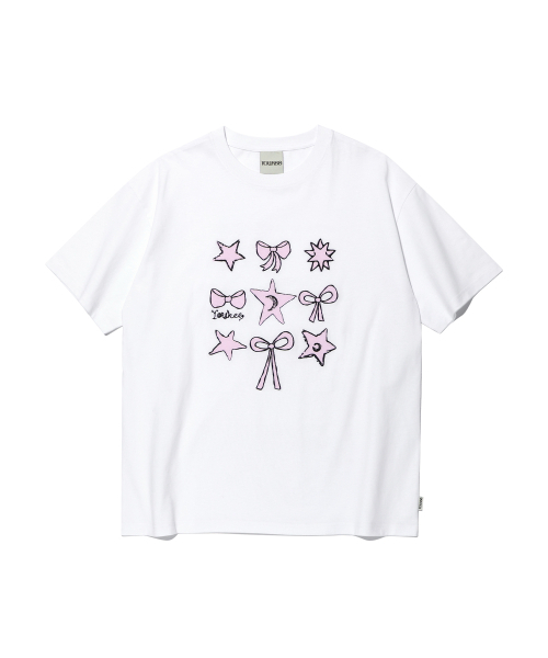 YOUHEE(ユヒ)の「YOUHEE STAR GRAPHIC T-SHIRTS WHITE(Tシャツ/カットソー・レディース・その他・FREE)」の6枚目の写真