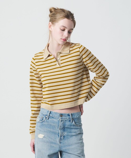 California General Store(California General Store)の「<CGS.>ボーダー ニット ポロシャツ / ウィメンズ(ポロシャツ・レディース・その他2/その他1・FREE)」の8枚目の写真