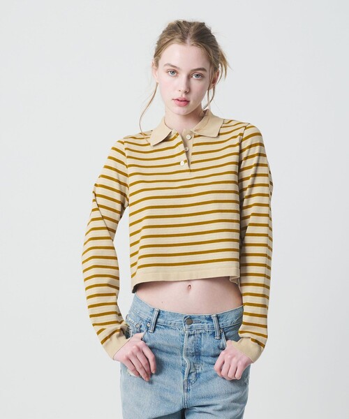 California General Store(California General Store)の「<CGS.>ボーダー ニット ポロシャツ / ウィメンズ(ポロシャツ・レディース・その他2/その他1・FREE)」の9枚目の写真