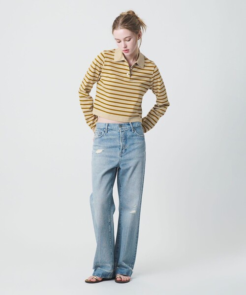 California General Store(California General Store)の「<CGS.>ボーダー ニット ポロシャツ / ウィメンズ(ポロシャツ・レディース・その他2/その他1・FREE)」の11枚目の写真