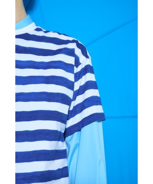 ENFOLD(エンフォルド)の「T-SHIRT(Tシャツ/カットソー・レディース・ブルー・38)」の4枚目の写真