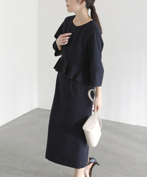 La TOTALITE | ペプラムサックワンピース(ワンピース)