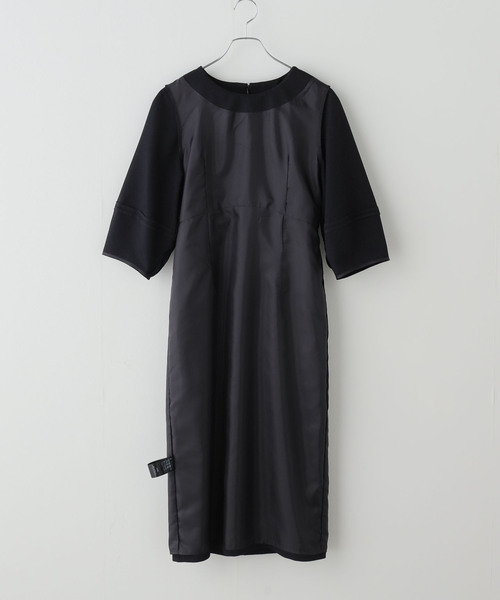 La TOTALITE（ラトータリテ）の「ペプラムサックワンピース（ワンピース・レディース・ネイビー/サックスブルー・36/38）」の17枚目の写真