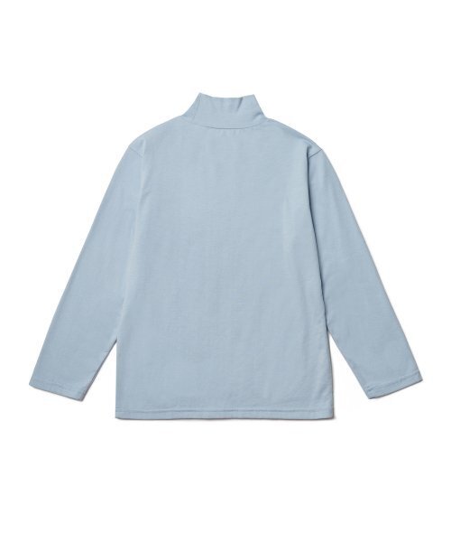 MUSINSA STANDARD KIDS（ムシンサスタンダードキッズ）の「ベーシックタートルネック長袖Tシャツ[ブルーグレー]（Tシャツ/カットソー・レディース・その他・100）」の5枚目の写真