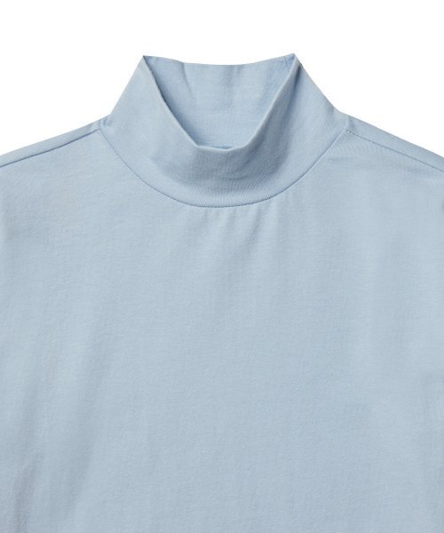 MUSINSA STANDARD KIDS（ムシンサスタンダードキッズ）の「ベーシックタートルネック長袖Tシャツ[ブルーグレー]（Tシャツ/カットソー・レディース・その他・100）」の4枚目の写真