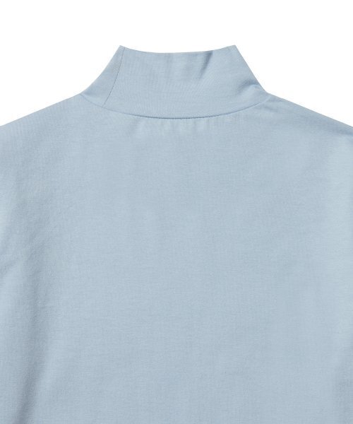 MUSINSA STANDARD KIDS（ムシンサスタンダードキッズ）の「ベーシックタートルネック長袖Tシャツ[ブルーグレー]（Tシャツ/カットソー・レディース・その他・100）」の3枚目の写真