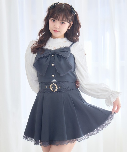 ROJITA(ロジータ)の「【セットアップ対応】ベルトデザインスカート(スカート・レディース・チャコールグレー/ピンクベージュ/ブラック・FREE)」の9枚目の写真