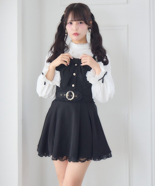 ROJITA(ロジータ)の「【セットアップ対応】ベルトデザインスカート(スカート・レディース・チャコールグレー/ピンクベージュ/ブラック・FREE)」の16枚目の写真