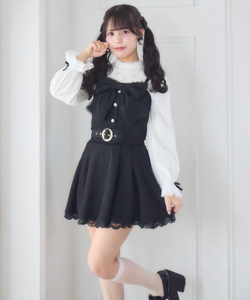 ROJITA(ロジータ)の「【セットアップ対応】ベルトデザインスカート(スカート・レディース・チャコールグレー/ピンクベージュ/ブラック・FREE)」の18枚目の写真