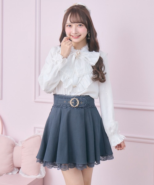 ROJITA(ロジータ)の「【セットアップ対応】ベルトデザインスカート(スカート・レディース・チャコールグレー/ピンクベージュ/ブラック・FREE)」の13枚目の写真