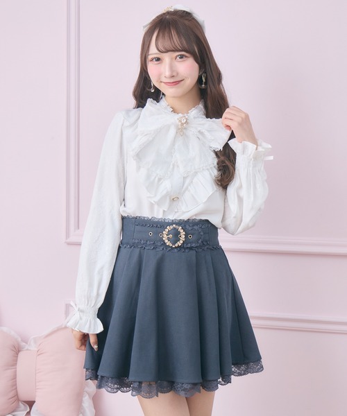 ROJITA(ロジータ)の「【セットアップ対応】ベルトデザインスカート(スカート・レディース・チャコールグレー/ピンクベージュ/ブラック・FREE)」の14枚目の写真