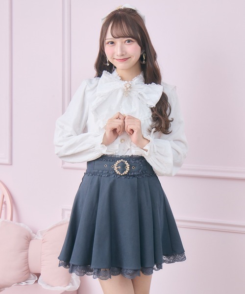 ROJITA(ロジータ)の「【セットアップ対応】ベルトデザインスカート(スカート・レディース・チャコールグレー/ピンクベージュ/ブラック・FREE)」の15枚目の写真