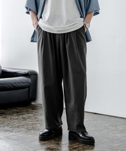 Rocky Monroe(ロッキーモンロー)の「多機能 接触冷感ストレッチUVカットイージーバルーンパンツ(その他パンツ・メンズ・ネイビー/オフホワイト/チャコール/ブルーグリーン/ブラック/カーキ・L/M)」の4枚目の写真