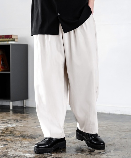 Rocky Monroe(ロッキーモンロー)の「多機能 接触冷感ストレッチUVカットイージーバルーンパンツ(その他パンツ・メンズ・ネイビー/オフホワイト/チャコール/ブルーグリーン/ブラック/カーキ・L/M)」の8枚目の写真
