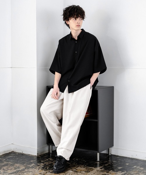 Rocky Monroe(ロッキーモンロー)の「多機能 接触冷感ストレッチUVカットイージーバルーンパンツ(その他パンツ・メンズ・ネイビー/オフホワイト/チャコール/ブルーグリーン/ブラック/カーキ・L/M)」の9枚目の写真