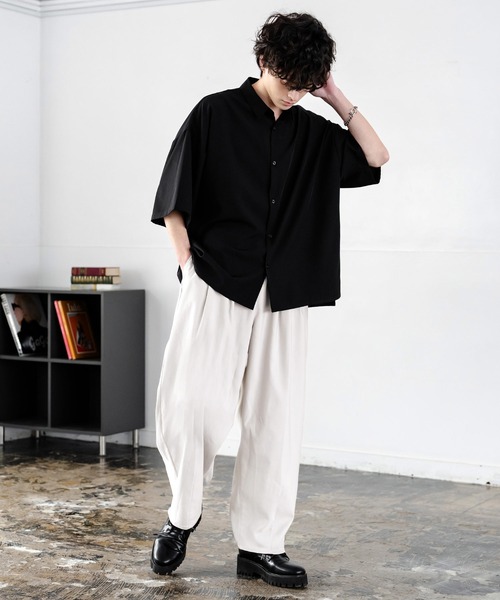 Rocky Monroe(ロッキーモンロー)の「多機能 接触冷感ストレッチUVカットイージーバルーンパンツ(その他パンツ・メンズ・ネイビー/オフホワイト/チャコール/ブルーグリーン/ブラック/カーキ・L/M)」の10枚目の写真