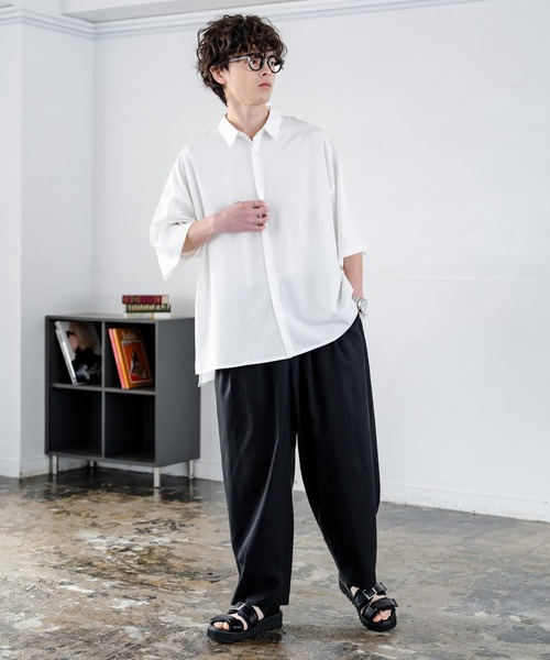 Rocky Monroe(ロッキーモンロー)の「多機能 接触冷感ストレッチUVカットイージーバルーンパンツ(その他パンツ・メンズ・ネイビー/オフホワイト/チャコール/ブルーグリーン/ブラック/カーキ・L/M)」の17枚目の写真