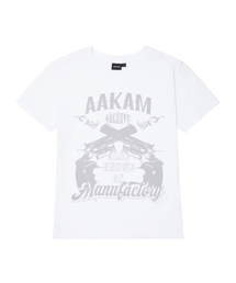 Gun Lettering Half Top (White)