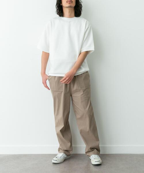 URBAN RESEARCH Sonny Label(アーバンリサーチサニーレーベル)の「シルキーダンボールニットTシャツ(Tシャツ/カットソー・メンズ・チャコールグレー/ブラウン/ホワイト/グレー系その他/ミント・MEDIUM/X-LARGE/LARGE)」の11枚目の写真