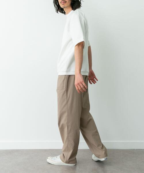 URBAN RESEARCH Sonny Label(アーバンリサーチサニーレーベル)の「シルキーダンボールニットTシャツ(Tシャツ/カットソー・メンズ・チャコールグレー/ブラウン/ホワイト/グレー系その他/ミント・MEDIUM/X-LARGE/LARGE)」の12枚目の写真