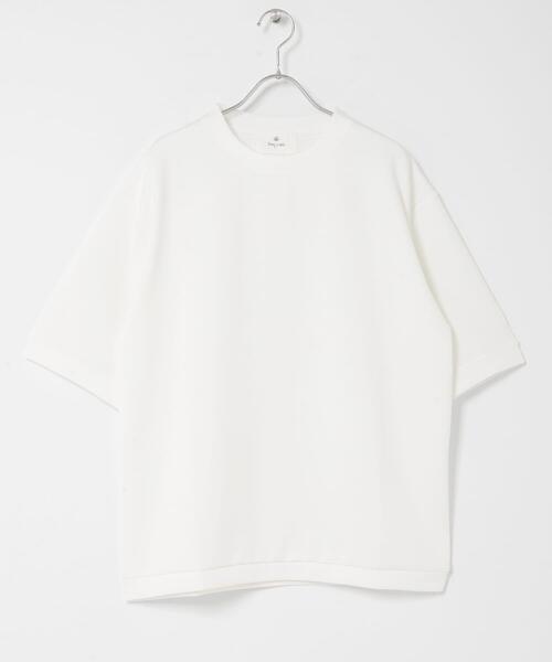URBAN RESEARCH Sonny Label(アーバンリサーチサニーレーベル)の「シルキーダンボールニットTシャツ(Tシャツ/カットソー・メンズ・チャコールグレー/ブラウン/ホワイト/グレー系その他/ミント・MEDIUM/X-LARGE/LARGE)」の13枚目の写真