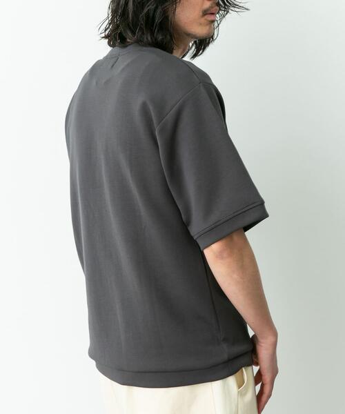 URBAN RESEARCH Sonny Label(アーバンリサーチサニーレーベル)の「シルキーダンボールニットTシャツ(Tシャツ/カットソー・メンズ・チャコールグレー/ブラウン/ホワイト/グレー系その他/ミント・MEDIUM/X-LARGE/LARGE)」の16枚目の写真