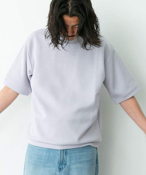 URBAN RESEARCH Sonny Label(アーバンリサーチサニーレーベル)の「シルキーダンボールニットTシャツ(Tシャツ/カットソー・メンズ・チャコールグレー/ブラウン/ホワイト/グレー系その他/ミント・MEDIUM/X-LARGE/LARGE)」の9枚目の写真