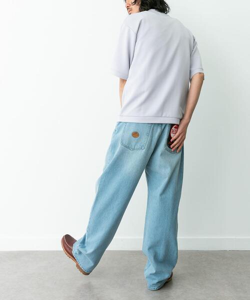 URBAN RESEARCH Sonny Label(アーバンリサーチサニーレーベル)の「シルキーダンボールニットTシャツ(Tシャツ/カットソー・メンズ・チャコールグレー/ブラウン/ホワイト/グレー系その他/ミント・MEDIUM/X-LARGE/LARGE)」の11枚目の写真