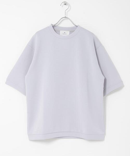 URBAN RESEARCH Sonny Label(アーバンリサーチサニーレーベル)の「シルキーダンボールニットTシャツ(Tシャツ/カットソー・メンズ・チャコールグレー/ブラウン/ホワイト/グレー系その他/ミント・MEDIUM/X-LARGE/LARGE)」の16枚目の写真