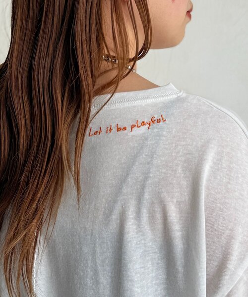 CPCM(シーピーシーエム)の「スラブシアーワンショルロンT(Tシャツ/カットソー・レディース・アイボリー/ブラック/オフホワイト/グレー/ブルー・FREE)」の8枚目の写真