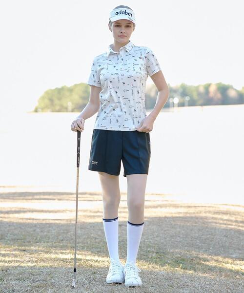 adabat（アダバット）の「【ADABAT NAVY】UVストレッチツイルキュロット（その他パンツ・レディース・ブラック/サックスブルー・42/40/38）」の3枚目の写真