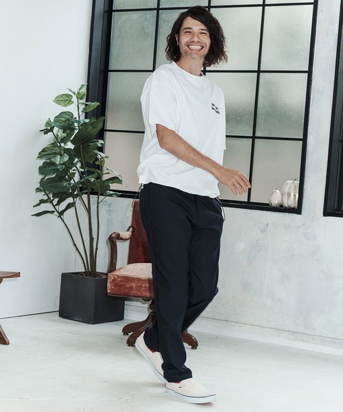 No Rain No Rainbow（ノーレインノーレインボー）の「mt10391-No Rain No Rainbow x 1minute 1second collaboration drawcord T-shirt Tシャツ(NR26S-30)（Tシャツ/カットソー・メンズ・チャコール/ホワイト/ブラック・XL/L/M）」の19枚目の写真