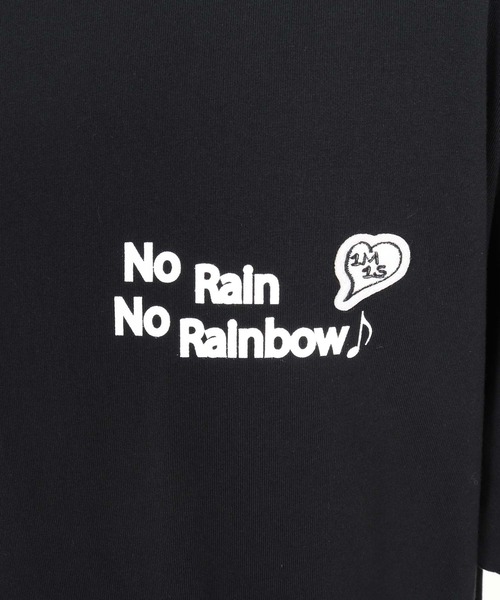 No Rain No Rainbow（ノーレインノーレインボー）の「mt10391-No Rain No Rainbow x 1minute 1second collaboration drawcord T-shirt Tシャツ(NR26S-30)（Tシャツ/カットソー・メンズ・チャコール/ホワイト/ブラック・XL/L/M）」の16枚目の写真