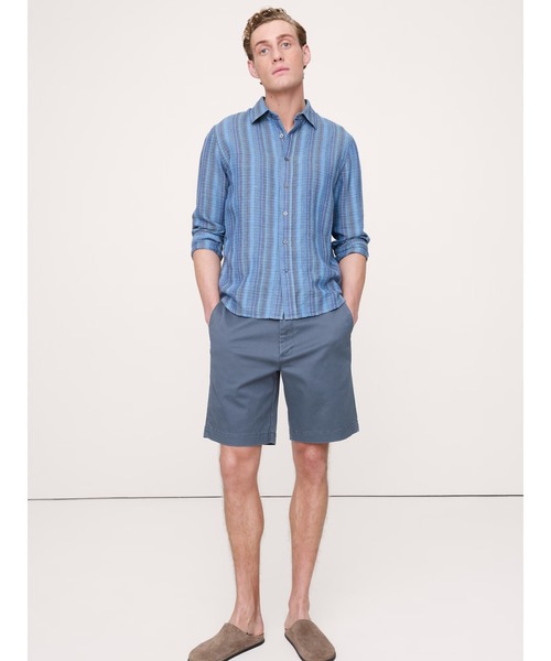 Banana Republic（バナナリパブリック）の「9インチ リブイン チノ ショートパンツ（その他パンツ・メンズ・インディゴブルー/カーキ/アイボリー/ブラック・28W/29W/30W/31W/32W/33W/34W）」の7枚目の写真