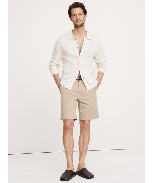 Banana Republic（バナナリパブリック）の「9インチ リブイン チノ ショートパンツ（その他パンツ・メンズ・インディゴブルー/カーキ/アイボリー/ブラック・28W/29W/30W/31W/32W/33W/34W）」の9枚目の写真