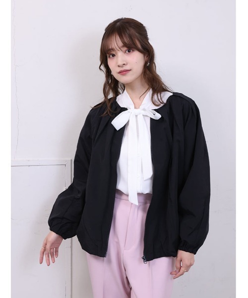 fifth（フィフス）の「タックバルーンブルゾン（ブルゾン・レディース・アイボリー/ブラック・M）」の2枚目の写真