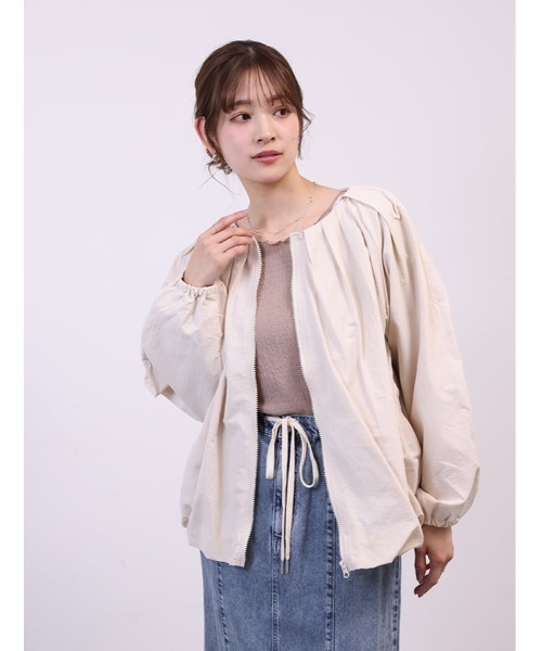 fifth（フィフス）の「タックバルーンブルゾン（ブルゾン・レディース・アイボリー/ブラック・M）」の3枚目の写真