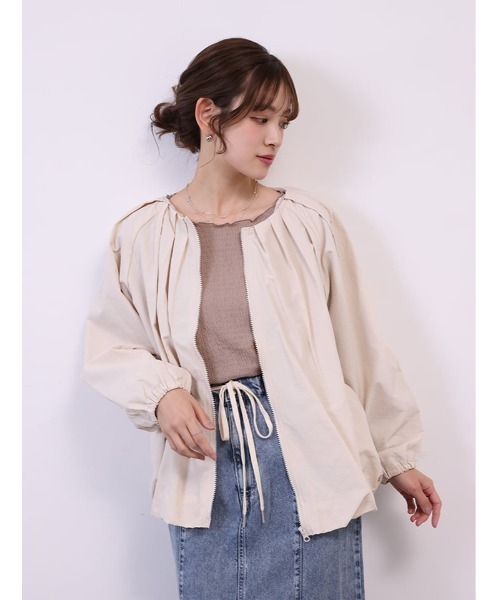 fifth（フィフス）の「タックバルーンブルゾン（ブルゾン・レディース・アイボリー/ブラック・M）」の5枚目の写真