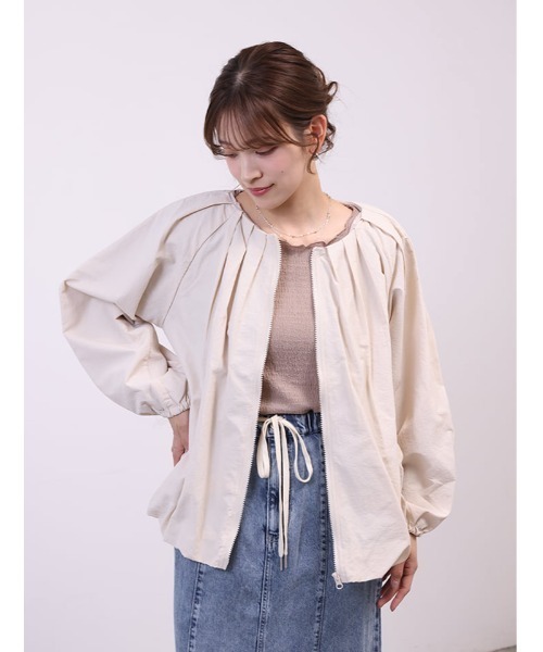 fifth（フィフス）の「タックバルーンブルゾン（ブルゾン・レディース・アイボリー/ブラック・M）」の4枚目の写真