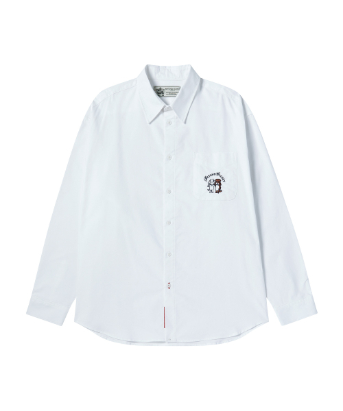 Beyond Closet(-)の「インブロイダードヴィンテージオックスフォードシャツホワイト(シャツ/ブラウス・メンズ・その他・MEDIUM/SMALL)」の2枚目の写真