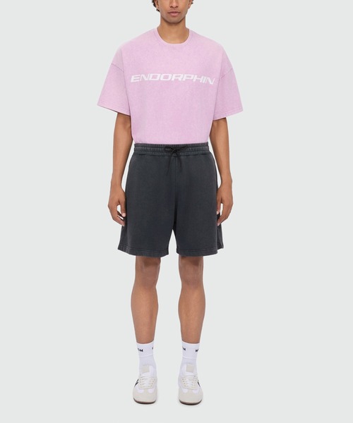 MSGM（エムエスジーエム）の「【NEW】マーブルウォッシュ バミューダパンツ（スウェットパンツ・メンズ・チャコールグレー・M/S）」の2枚目の写真