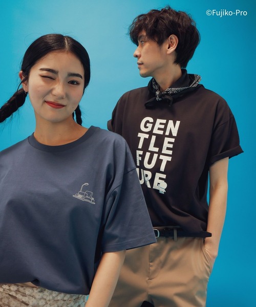 GLOBAL WORK（グローバルワーク）の「ドラえもん/ヘビロッTEE半袖/646964（Tシャツ/カットソー・メンズ・ネイビー/ダークグレー/ホワイト系その他2/ホワイト・LARGE/MEDIUM）」の5枚目の写真