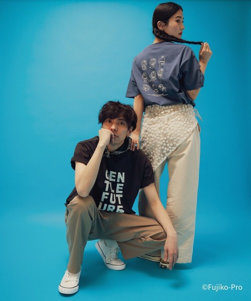 GLOBAL WORK（グローバルワーク）の「ドラえもん/ヘビロッTEE半袖/646964（Tシャツ/カットソー・メンズ・ネイビー/ダークグレー/ホワイト系その他2/ホワイト・LARGE/MEDIUM）」の8枚目の写真