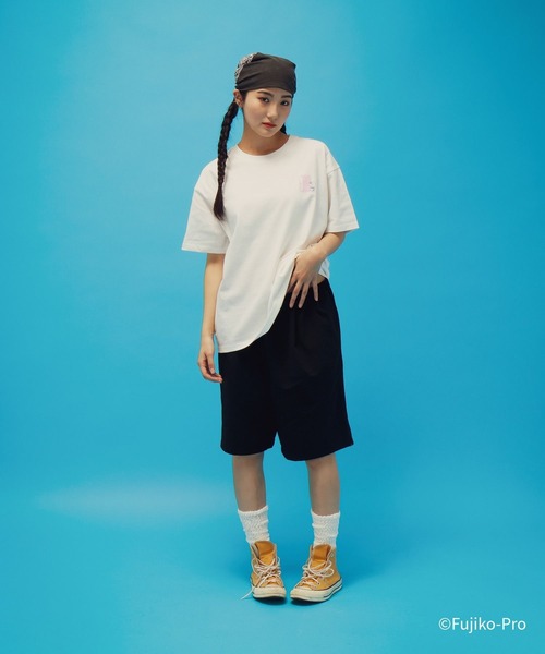 GLOBAL WORK（グローバルワーク）の「ドラえもん/ヘビロッTEE半袖/646964（Tシャツ/カットソー・メンズ・ネイビー/ダークグレー/ホワイト系その他2/ホワイト・LARGE/MEDIUM）」の9枚目の写真