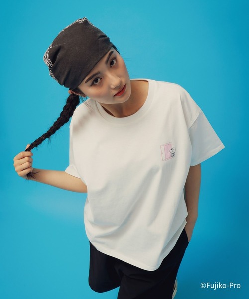 GLOBAL WORK（グローバルワーク）の「ドラえもん/ヘビロッTEE半袖/646964（Tシャツ/カットソー・メンズ・ネイビー/ダークグレー/ホワイト系その他2/ホワイト・LARGE/MEDIUM）」の14枚目の写真