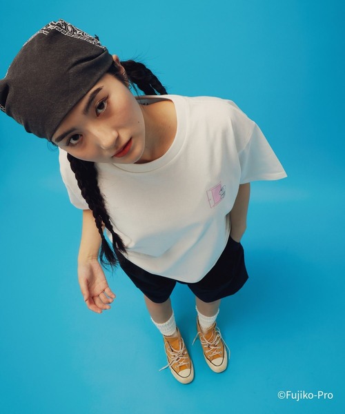 GLOBAL WORK（グローバルワーク）の「ドラえもん/ヘビロッTEE半袖/646964（Tシャツ/カットソー・メンズ・ネイビー/ダークグレー/ホワイト系その他2/ホワイト・LARGE/MEDIUM）」の15枚目の写真