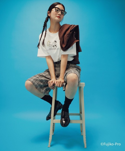 GLOBAL WORK（グローバルワーク）の「ドラえもん/ヘビロッTEE半袖/646964（Tシャツ/カットソー・メンズ・ネイビー/ダークグレー/ホワイト系その他2/ホワイト・LARGE/MEDIUM）」の18枚目の写真